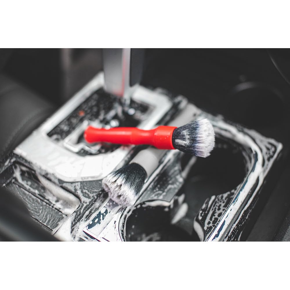 Detail Factory Ultra-Soft Detailing Brush Set, Comfortable Grip and Scratch-Free Cleaning for Exterior, Interior Panels, Emblems, Badges, Gauge Cluster, Infotainment Screen - Image 5
