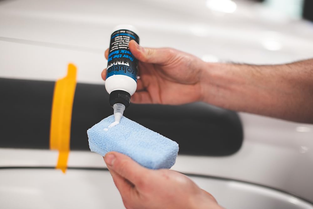 The Rag Company - Terry Sponge Applicator Pads – Reusable Detailing Applicators for Interior & Exterior Car Care – Soft, Washable Pads for Soaps, Cleaners, Sealants – 8 Pack (2"x4", Blue) - Image 7